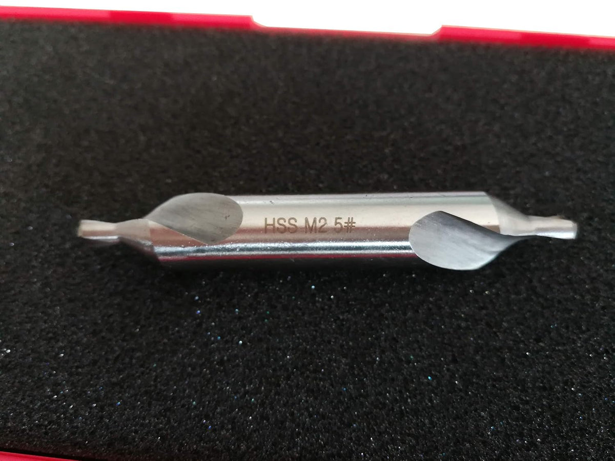 5PC M2HSS Combined Center Drills Countersinks