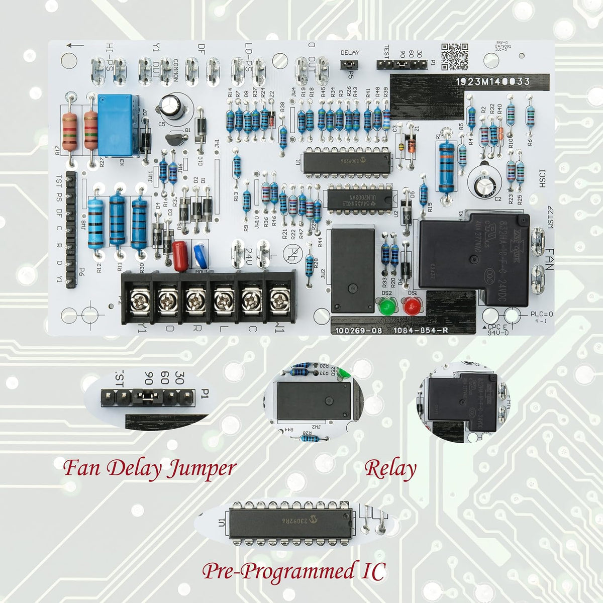 16V38 Upgraded Replacement for Lennox Armstrong Defrost Control Board