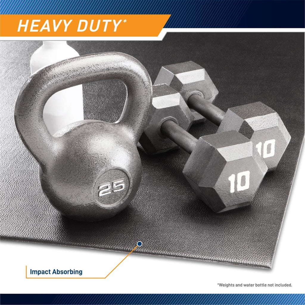 Fitness Equipment Mat and Floor Protector Compatible for Treadmills, Elliptical, Exercise Bikes, Stationary Cycles