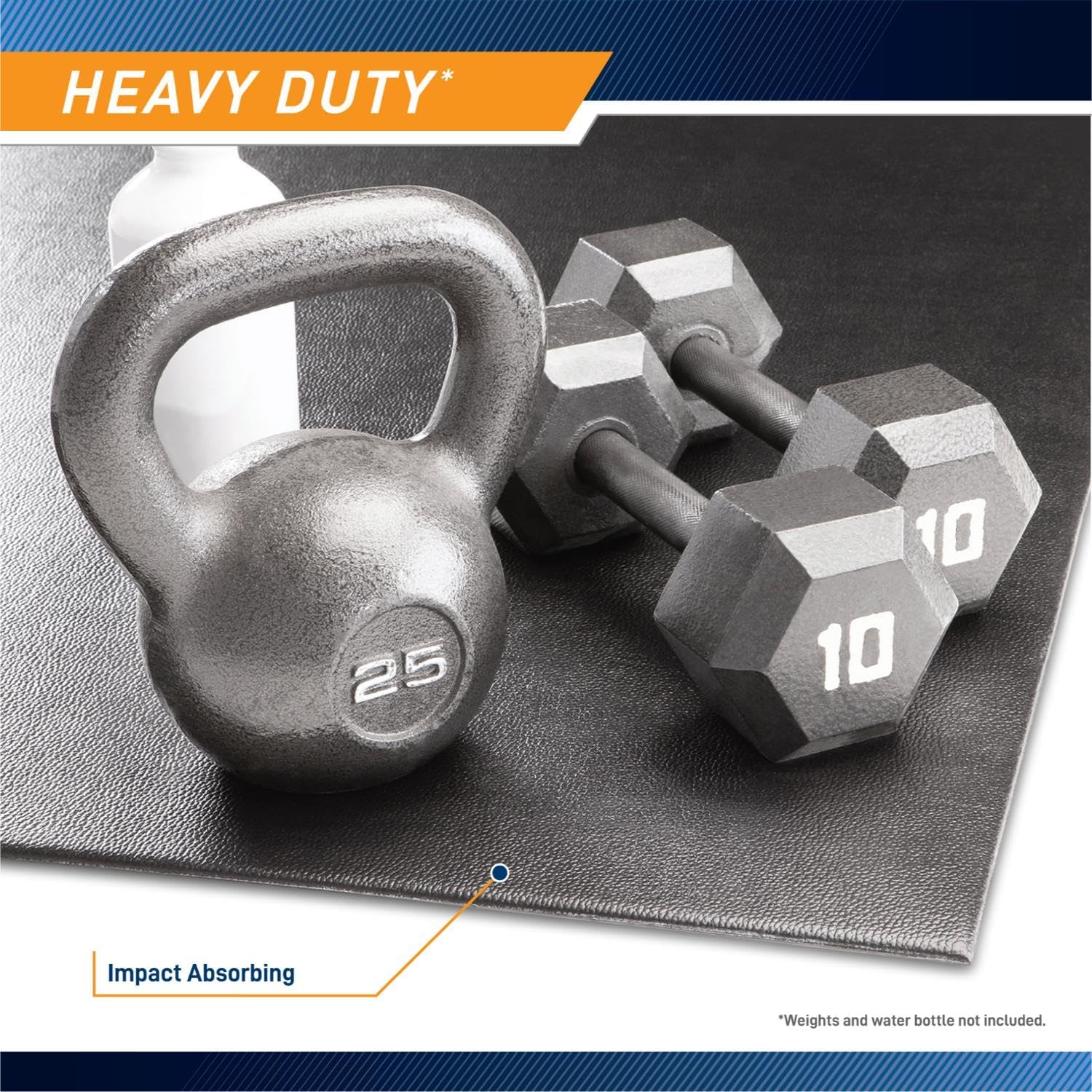Fitness Equipment Mat and Floor Protector Compatible for Treadmills, Elliptical, Exercise Bikes, Stationary Cycles