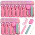 10 Packs Disposable Manicure Kit, 5 in 1 Nail Pedicure Kit