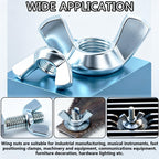 40PCS Wing Nuts Assortment Kit, 5 SAE Sizes