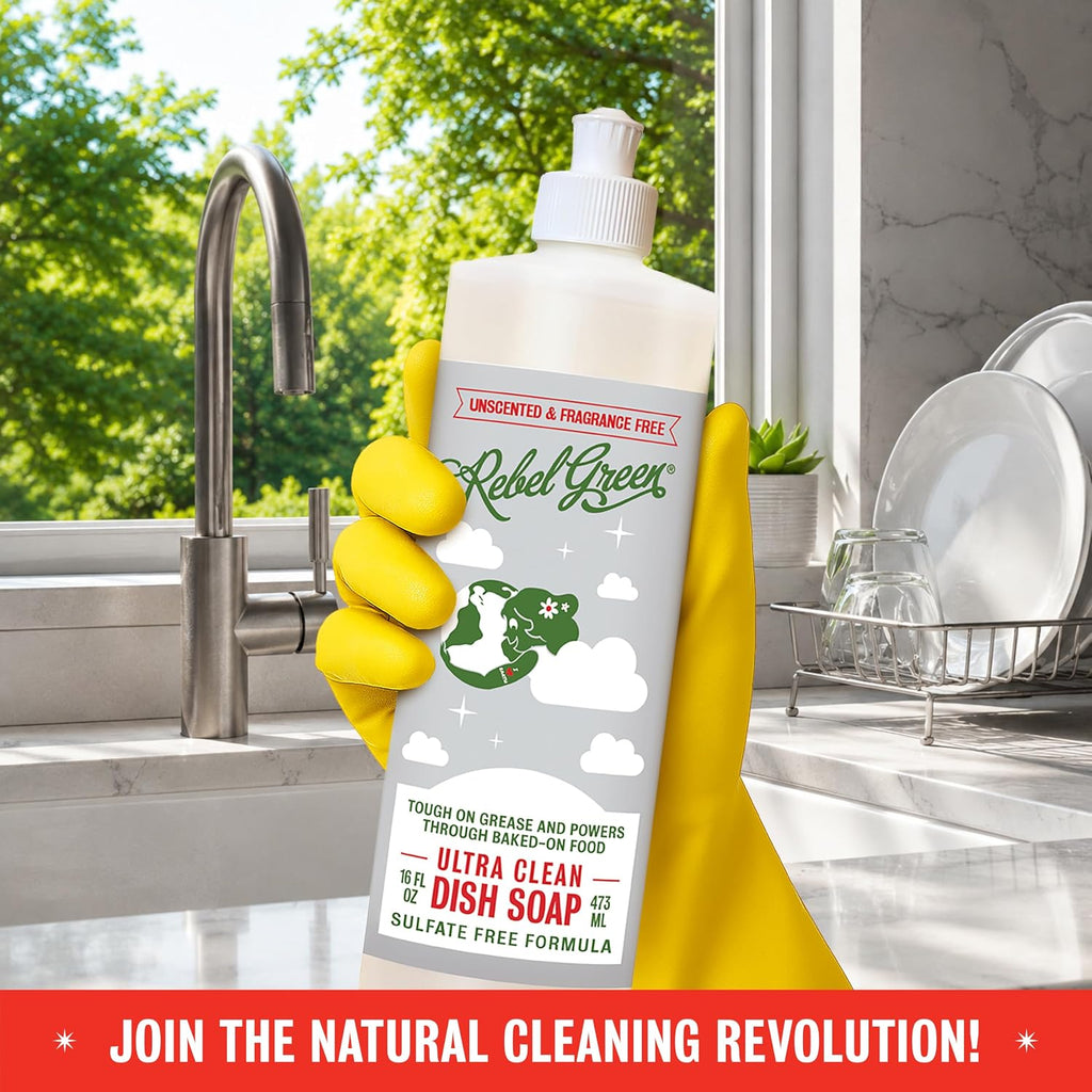 Ultra Clean Dish Soap, 128 fl oz Refill Bottle