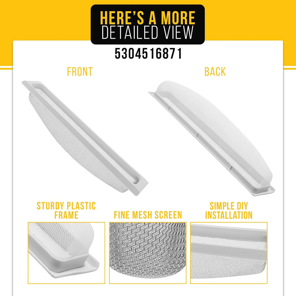 Dryer Lint Filter Case Screen for Frigidaire FFLG4033QW0