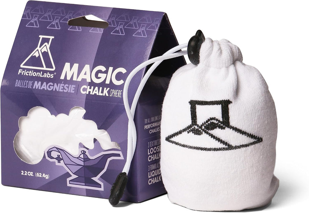 Magic Chalk Ball, Premium Gym Chalk Ball in Refillable Sock | Refillable Chalk Sock, Non-Toxic Gym Chalk for