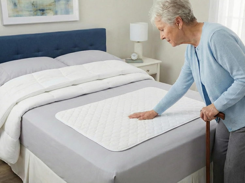 Ultra Soft 4-Layer Washable and Reusable Incontinence Bed Pad, 24"x36"