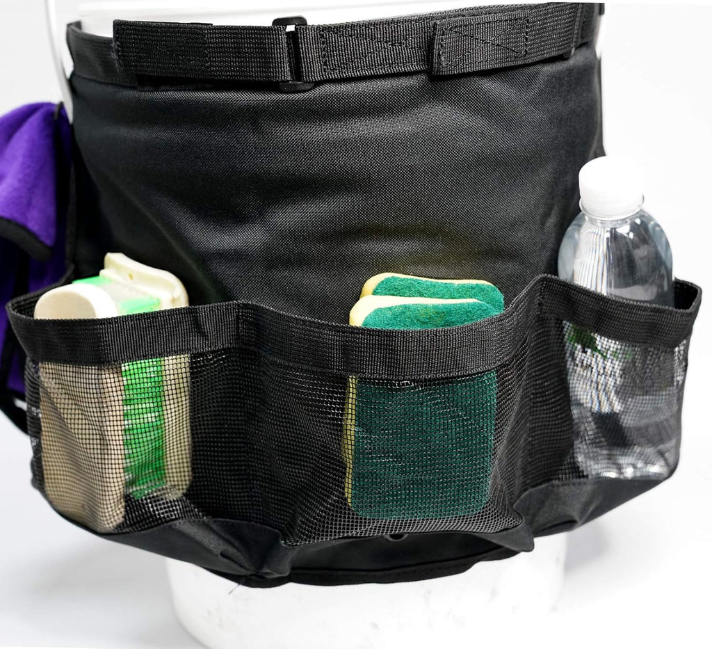 Bucket Car Wash Tool Organizer for Garden Cleaning bucket organizer Water-resistant Mesh Pockets for Clean Supplier