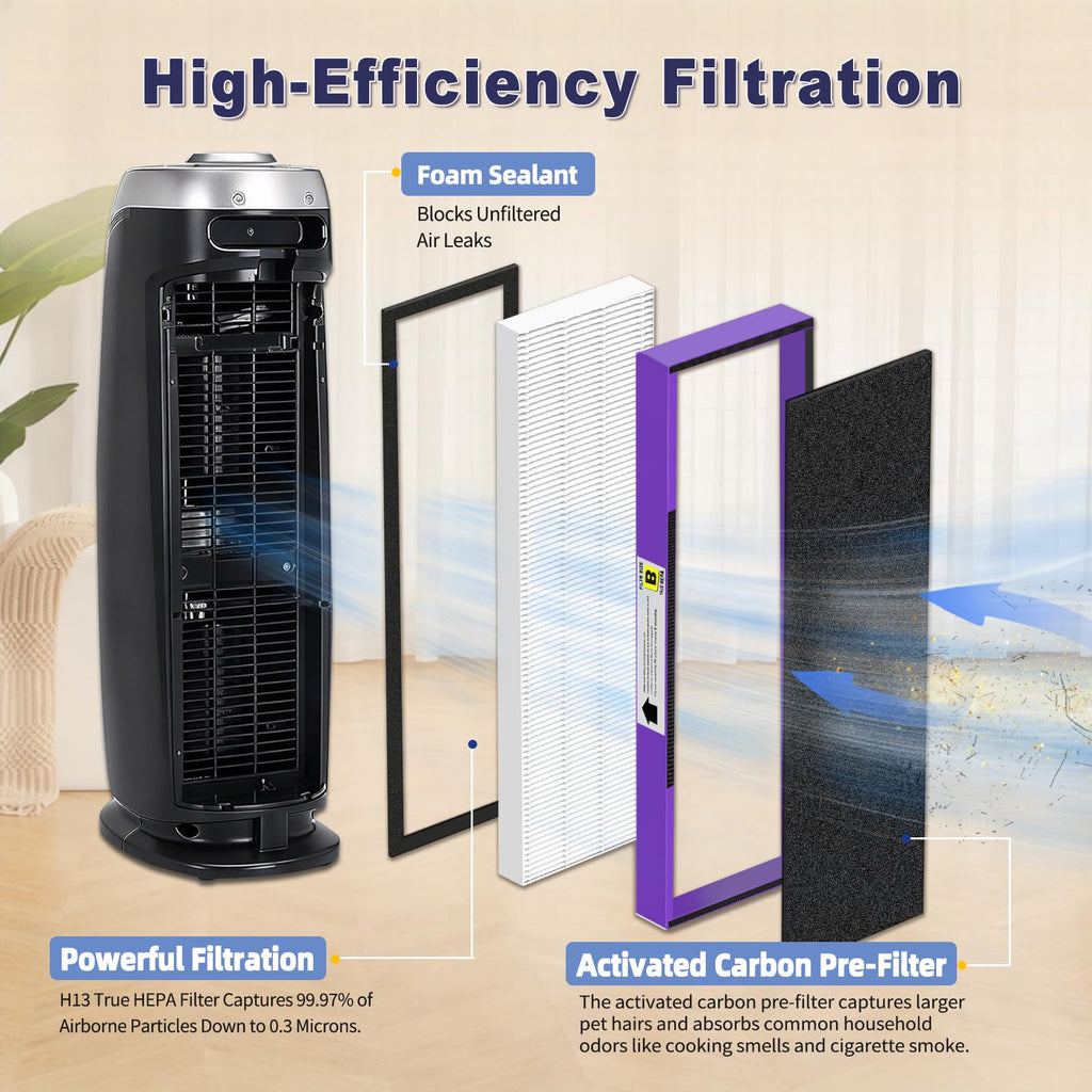 FLT4850PT H13 True HEPA Filter B Replacement, 2-Pack