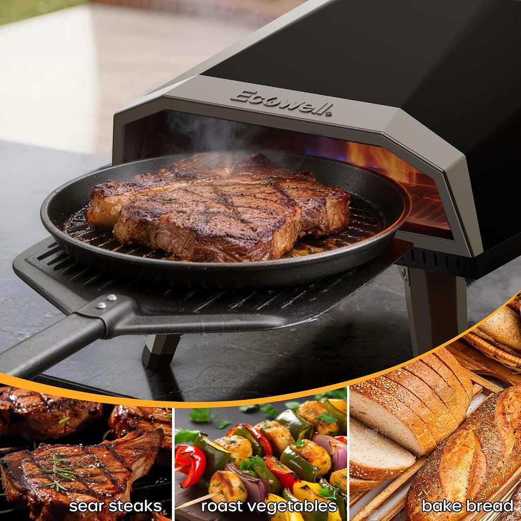 12 inch Gas Pizza Oven Outdoor Propane, Portable Pizza Oven