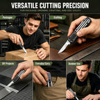 2-In-1 Safety Utility Knife Metal Snap-off blade