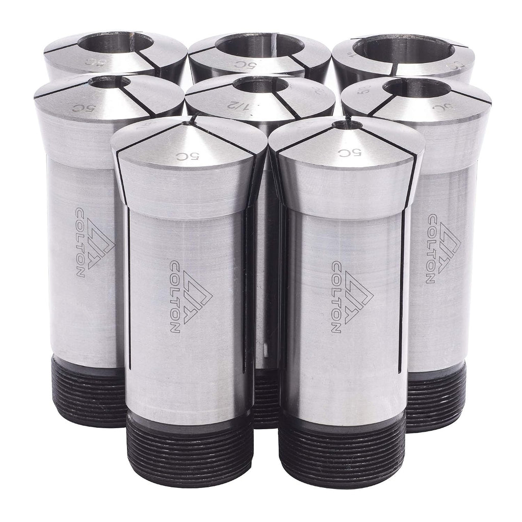 8 Piece Precision 5C Round Collet Set0.0005" Accuracy