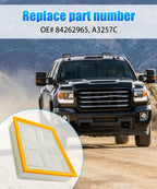 A3231C Engine Air FIlter Replace 84262965 A3231C,CA12258,33-5065,LAF3231