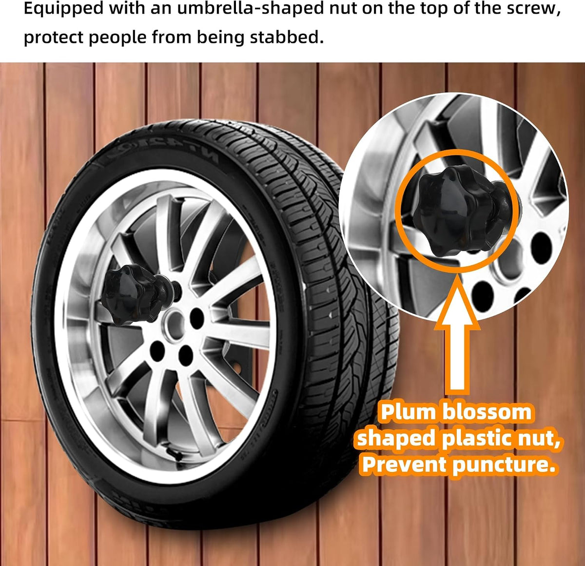 Wall Mount Trailer Spare Tire Mount for Utility Trailer，Enclosed Trailer Accessories for Trailer Spare Tire