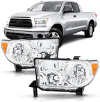 Headlight Assembly Pair for 2007-2013 Toyota Tundra with Level Adjuster