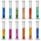 EISCO Polypropylene Graduated Cylinder, Octagonal Base, 50ml (Pack of 12)