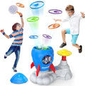 Outdoor Toys for Kids Ages 3-8, Outside Flying Disc Launcher | Birthday Gifts for Boys & Girls, Fun Family Chasing