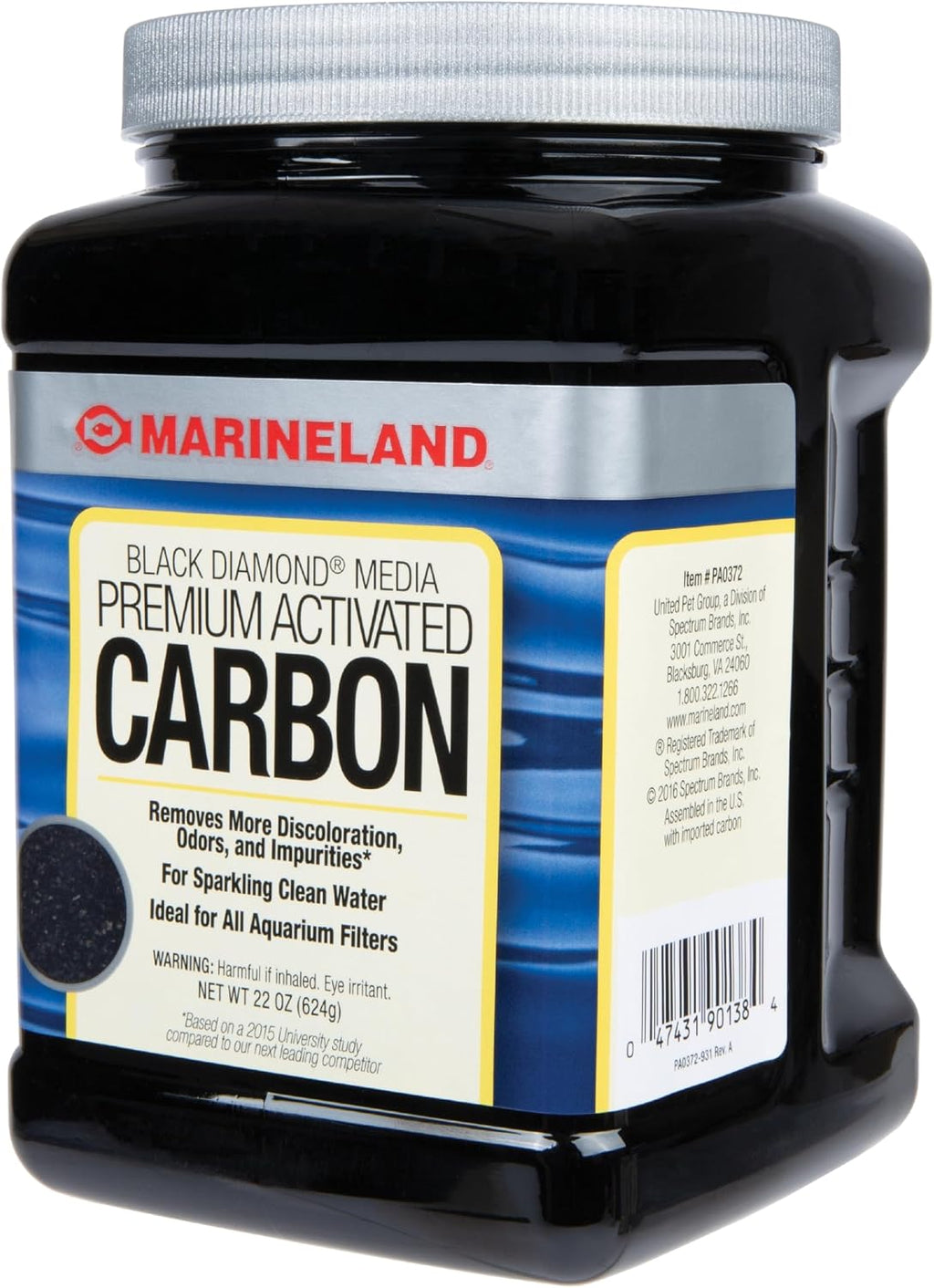 Black Diamond Carbon Filter Media for Aquariums, 22 oz