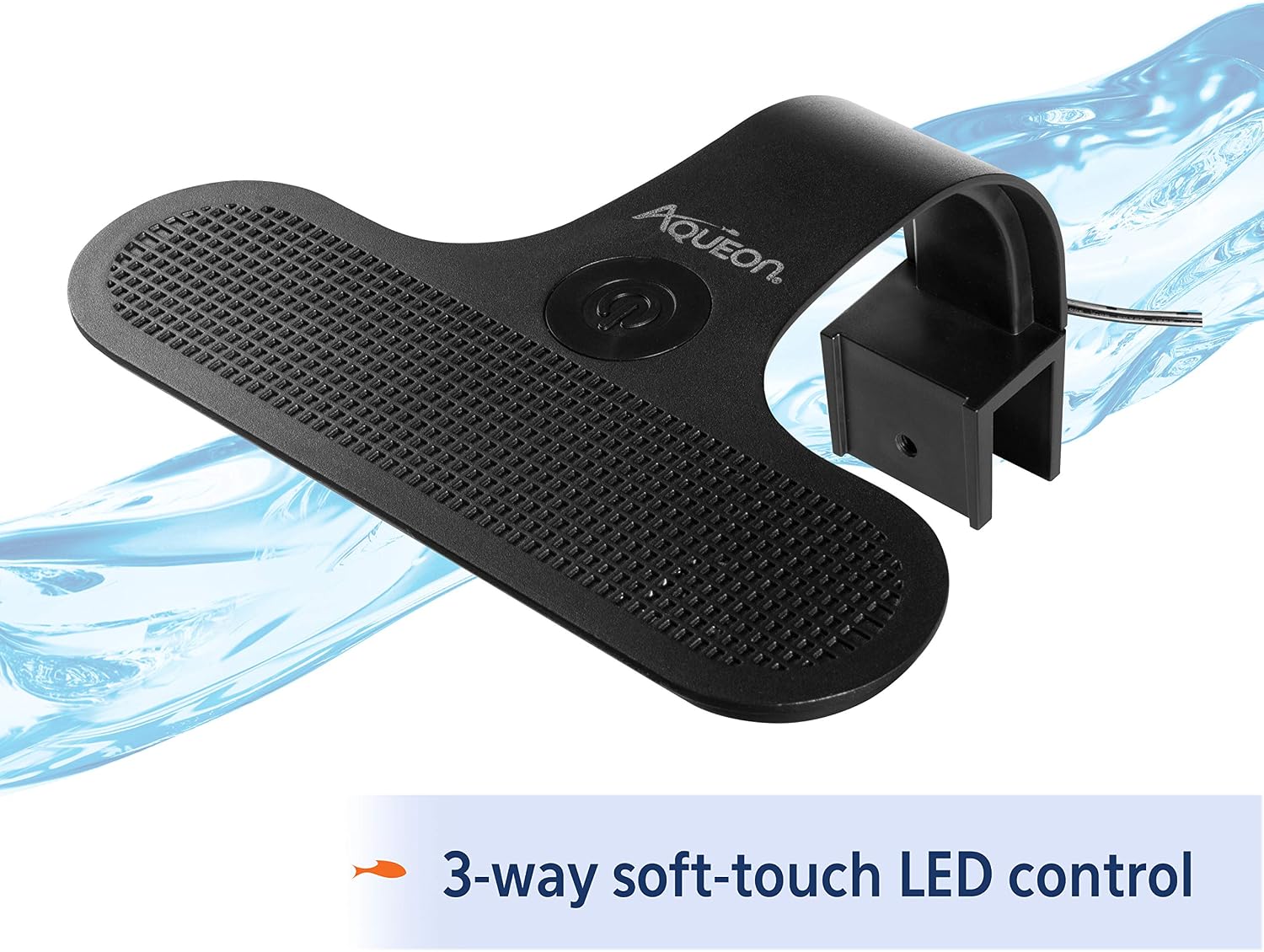 Clip-On LED Fish Tank Light for Planted Aquariums, Up to 20 Gal | Clip on aquarium light with 3-way soft-touch