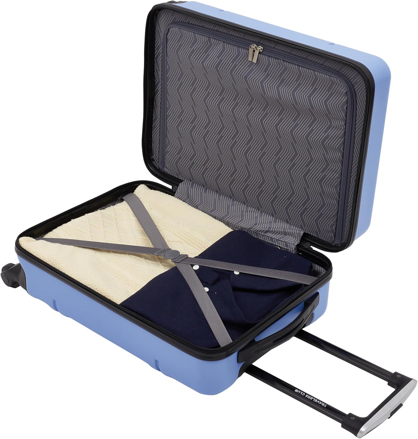 Skyline 22" Carry-On Spinner Luggage, Skyline Blue