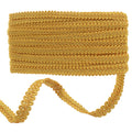 Gimp Braid Trim, Dark Gold, 1/2 Inch, 14 Yards