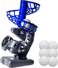 MLB Electronic Baseball Pitching Machine - Automatic Youth Pitching Machine with (6) Plastic Baseballs Included