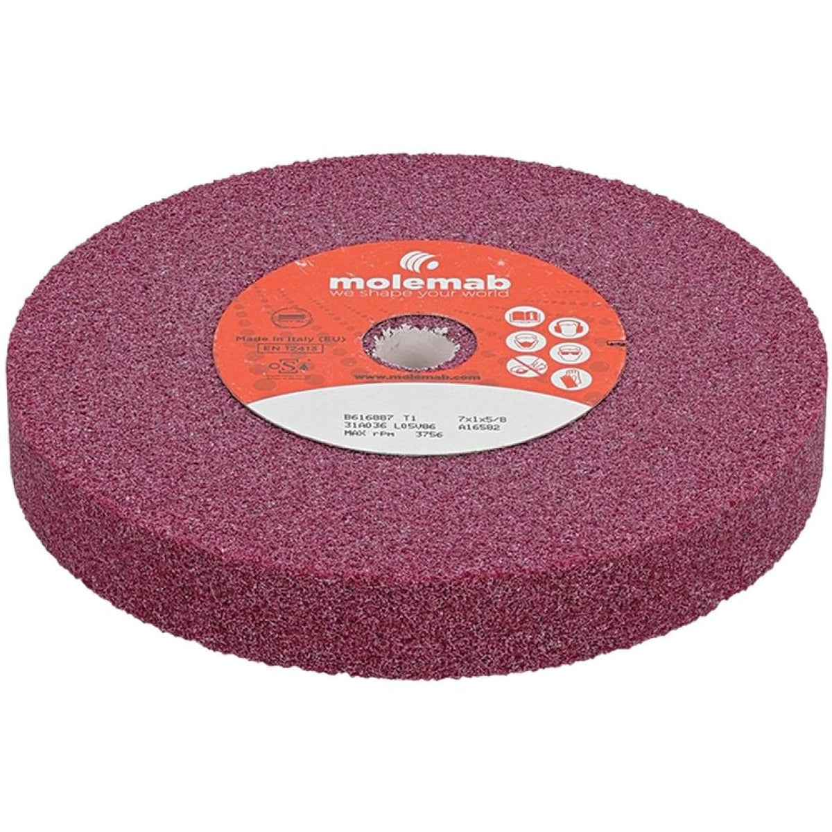 Stens Grinding Wheel 750-105 7' x 1' x 5/8' 36 grit Ruby