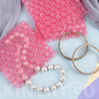 100 Pack Heart Shaped Bubble Wrap Pouches Cushion Wrap Pouch