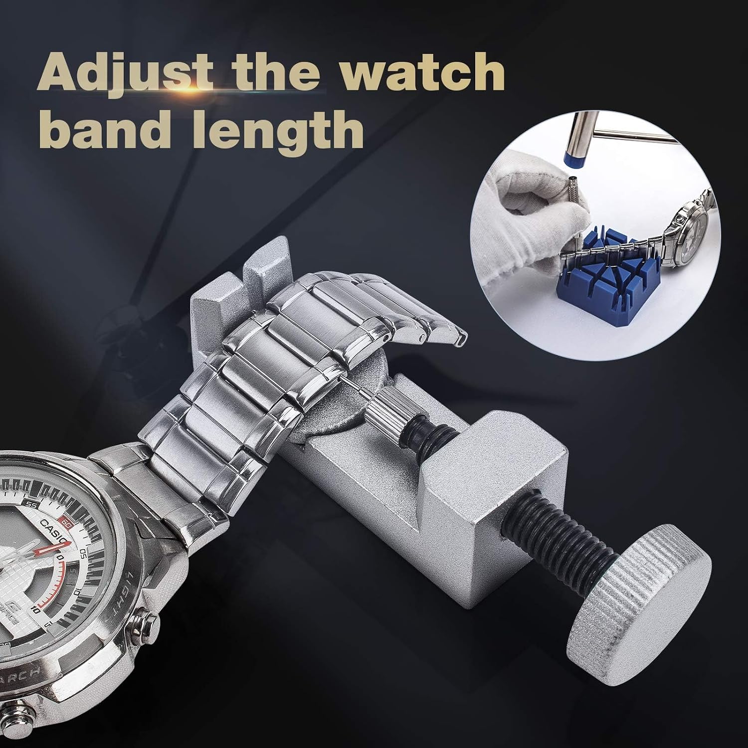 Watch Repair Kit Tool—Professional Watch Band Opener Link, Watch Battery Replacement Tool kit, Watch Back Case