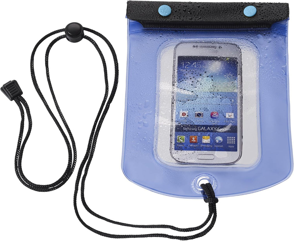 Triple Seal Waterproof Pouch + Dry Bag for Cell Phone or Tablet, Great for Kayak, Canoe, Pool, Beach, Large (7.5X6.5)
