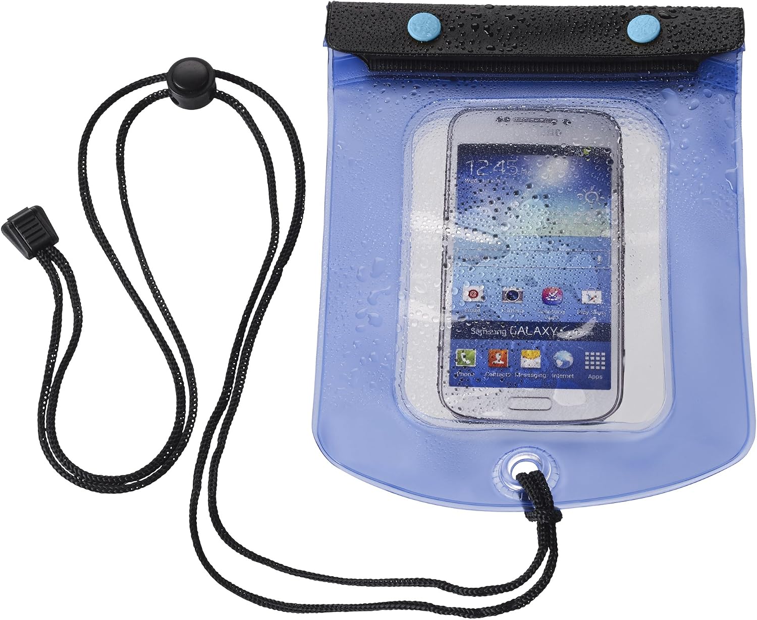 Triple Seal Waterproof Pouch + Dry Bag for Cell Phone or Tablet, Great for Kayak, Canoe, Pool, Beach, Large (7.5X6.5)