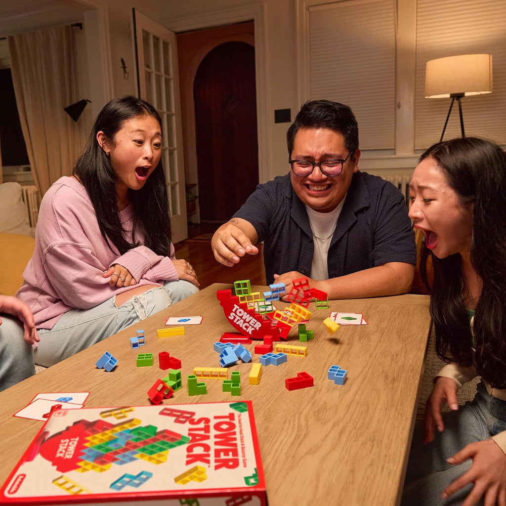 Tower Stack by Relatable - PAL Award 2025 Winner, Exciting Tower Game for Family Game Night, Building Toys for Kids