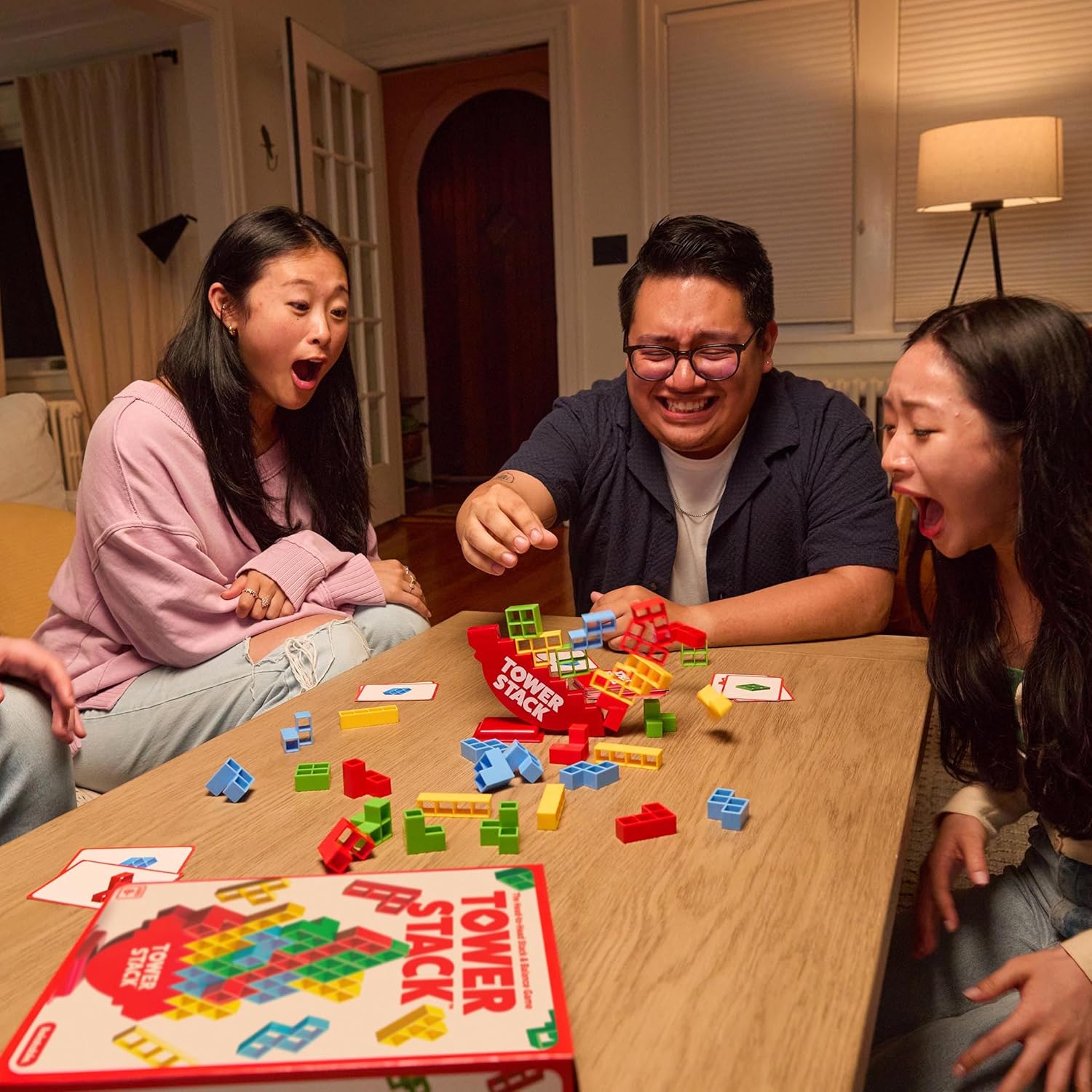 Tower Stack by Relatable - PAL Award 2025 Winner, Exciting Tower Game for Family Game Night, Building Toys for Kids