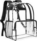 Clear Backpack for Girls and Boys, Large Clear Bookbag | Lightweight See Through Backpacks for School, Reinforced