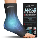 Ankle Ice Pack Wrap, Reusable Gel Cold Compression for Plantar Fasciitis