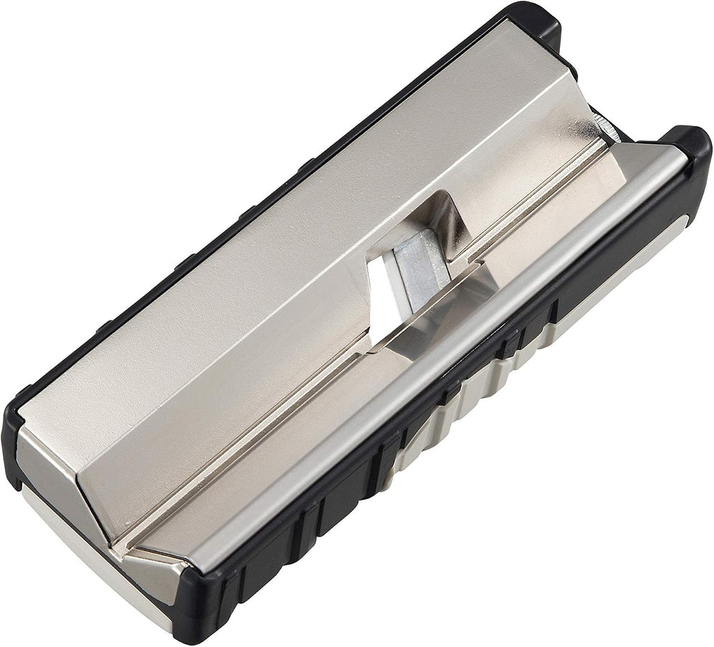 TAJIMA Drywall Chamfer - 130mm Adjustable Width 45 Degree Chamfer Tool with Ceramic Blade & Die-Cast Aluminum Base - TMK-KV45