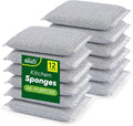All-Purpose Sponge Pads 12PK, Non-Scratch Dish Sponges for Kitchen