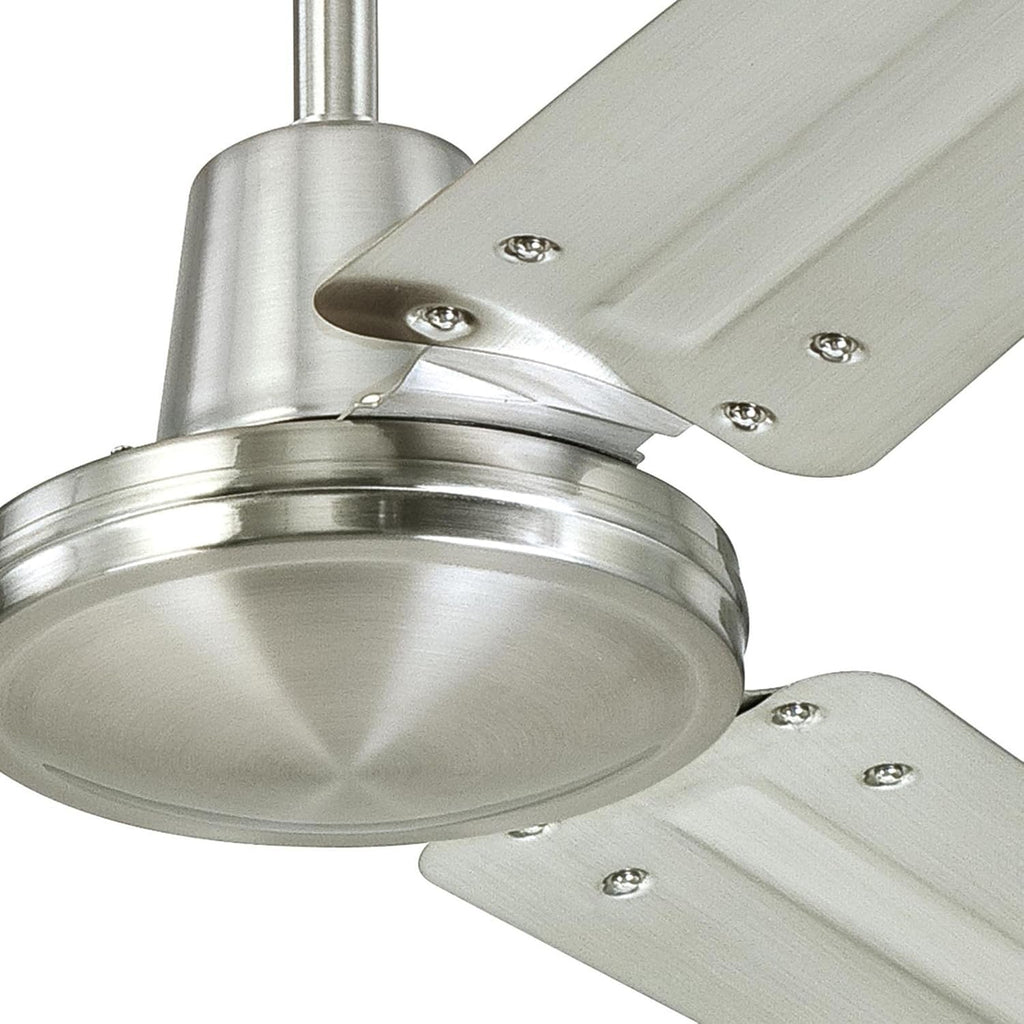 Westinghouse 7861400 Industrial Ceiling Fan, 56-Inch, Brushed Nickel