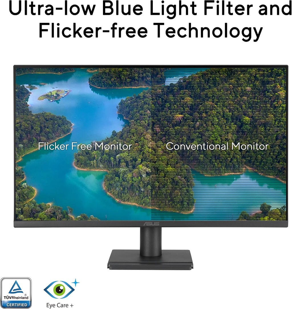 24” 1080P Computer Monitor (VA249QG) – IPS, Full HD, 120Hz, 1ms, Adaptive-Sync, 99% sRGB, Speakers, HDMI