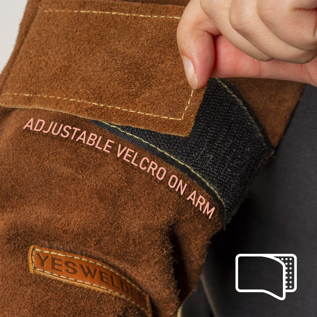 Leather Welding Sleeves Arm Protection Work Sleeves