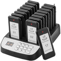 Restaurant Pager System, Wireless 500m Long Range Lineup Waiting Queue Signal, Guest Customer Calling Beepers with