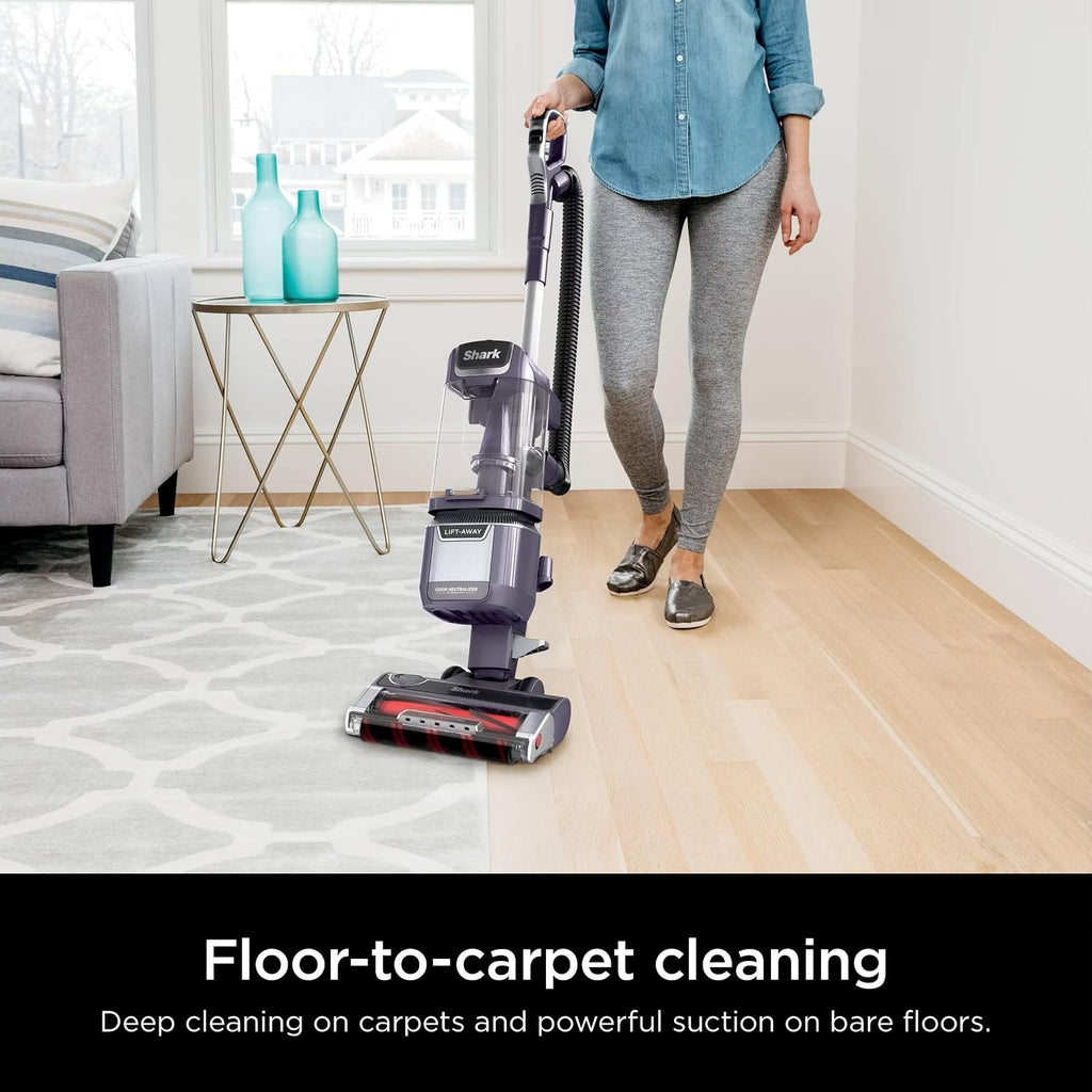 LA701 Rotator Pet Lift-Away ADV Upright Vacuum with DuoClean PowerFins HairPro & Odor Neutralizer Technology, Purple
