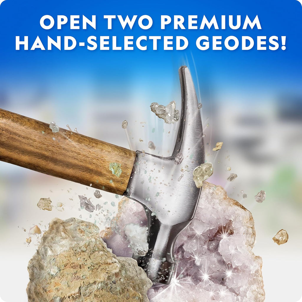 National Geographic Geology Kit with Crystals, Gem Dig, & Rock Collection | Rock Collection Box, Crystal Growing