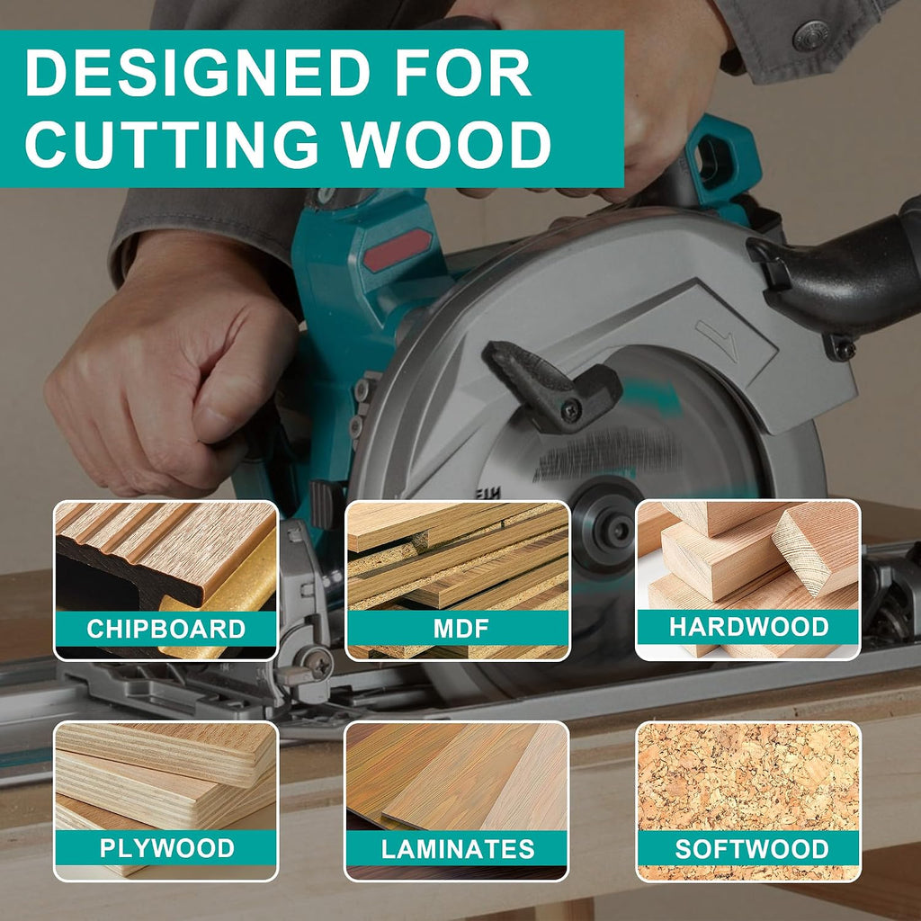 12-Inch 80T Miter Saw Blade, 1" Arbor | Carbide Tipped, ATB Smooth Crosscuts, Hardwood/Softwood/MDF/Plywood, for