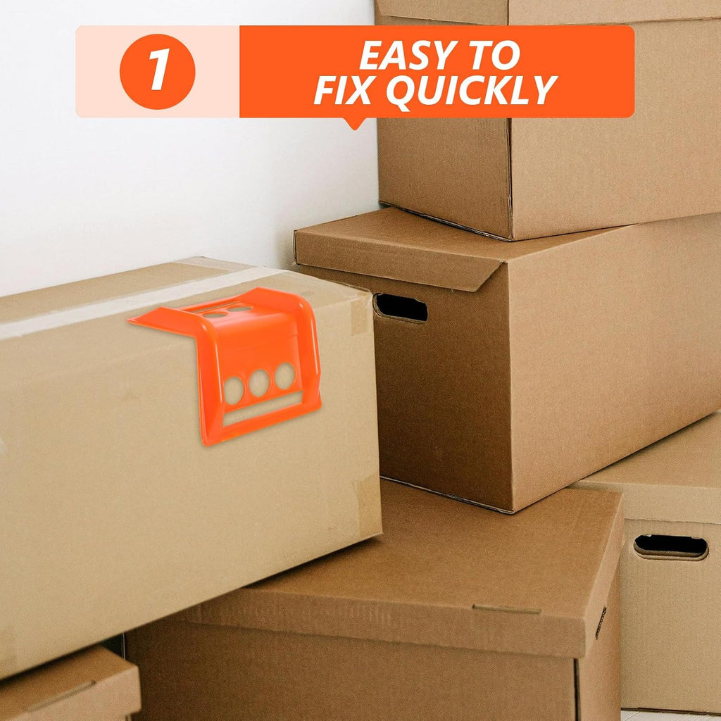 Reusable Plastic Packaging Edge Protectors for Cargo Edges and Pallets