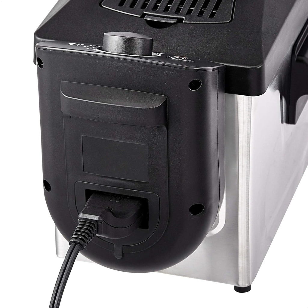3.2-Qt (3.0L) Electric Deep Fryer with Adjustable Temperature Control, Easy Draining Basket, Viewing Window