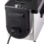 3.2-Qt (3.0L) Electric Deep Fryer with Adjustable Temperature Control, Easy Draining Basket, Viewing Window
