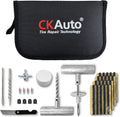 36 pcs Universal Tire Repair Kit with Plugs Heavy Duty Professional