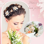 140 Pcs Rhinestone Buttons Flower Embellishments, Butterfly, White