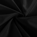 Black Tablecloth Fitted for 6ft Rectangle Table - Water Resistant Polyester Table Cover for Indoor/Outdoor Use, 72x30