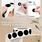 3/4" Dot Stickers Round Sticker, 4 Rolls 4000PCS Circle Stickers